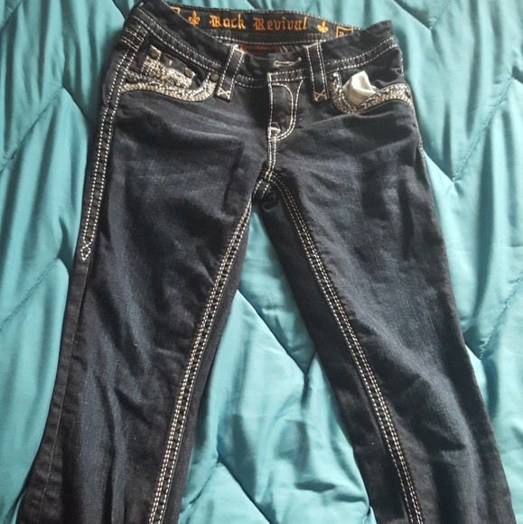 NWOT Rock Revival Boot Cut Jeans Size 24 - Picture 3 of 3
